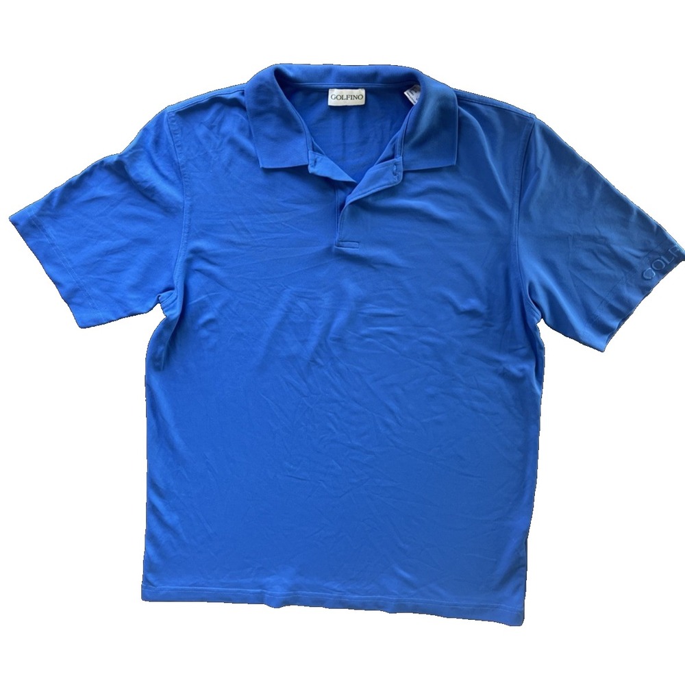 Golfino POLO Shirt S/S Lite & Wicking Blue Unisex Men's M Long
